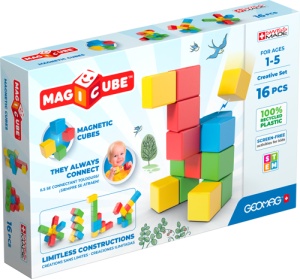 Magicube set magnetic cuburi 16 piese 247 - Img 1