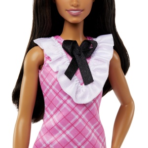 Papusa barbie fashionista bruneta cu bentita - Img 4
