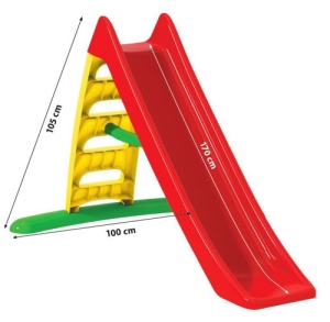 Tobogan pentru copii Dohany rosu, Speed,170 cm DO463 - Img 1