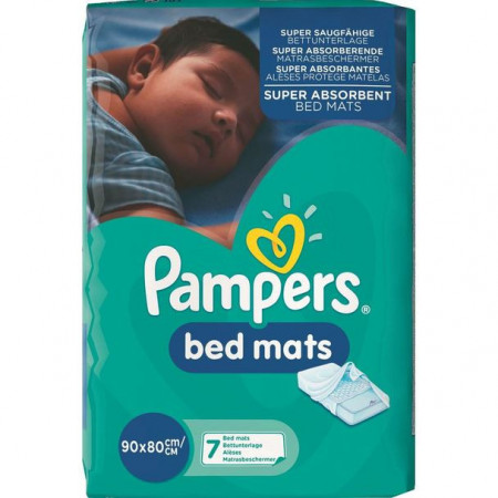 Protectie Pat Absorbanta Pampers Bad Mats 90x80cm 7 buc