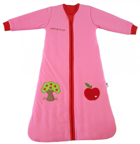 Sac de dormit cu maneca lunga Apple of my eye 0-6 luni 3.5 Tog