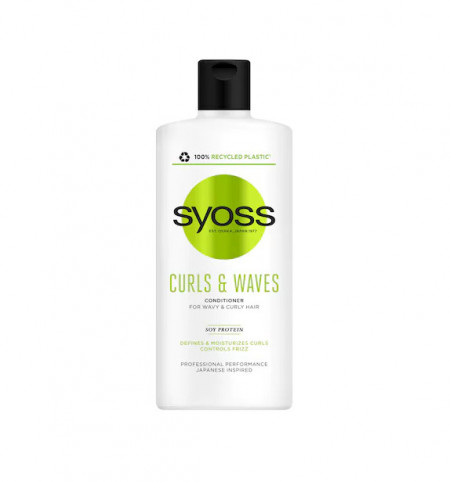 Balsam Syoss Curls&Waves pentru par ondulat, 440 ml
