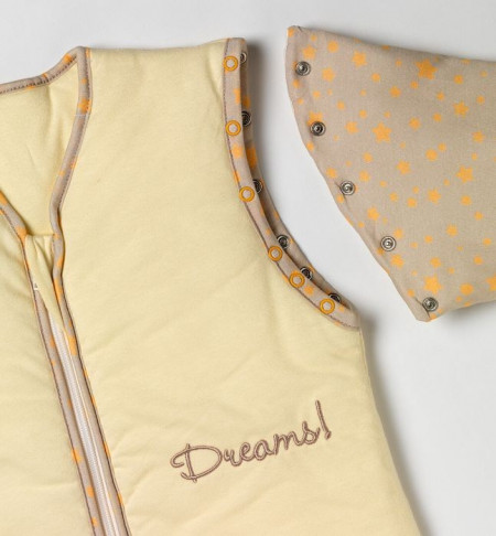 Sac de dormit cu maneca lunga detasabila Sweet Dreams, 0-6 luni, 2.5 Tog