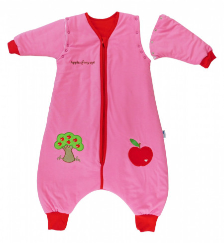 Sac de dormit cu picioruse si maneca lunga detasabila Apple of my eye 18-24 luni 2.5 Tog