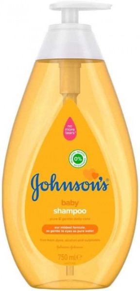 Sampon Johnsons Baby, cu Extract de Miere, 750 ml, cu pompita