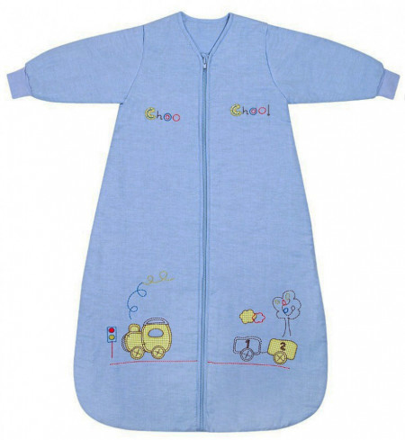 Sac de dormit cu maneca lunga Choo Choo 0-6 luni 2.5 Tog
