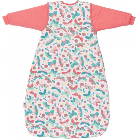 Sac de dormit cu maneca lunga detasabila Butterfly 6-18 luni 3.5 Tog