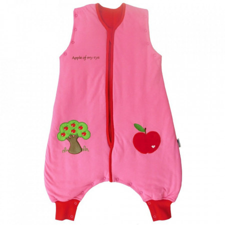 Sac de dormit cu picioruse si maneca lunga detasabila Apple of my eye 12-18 luni 2.5 Tog
