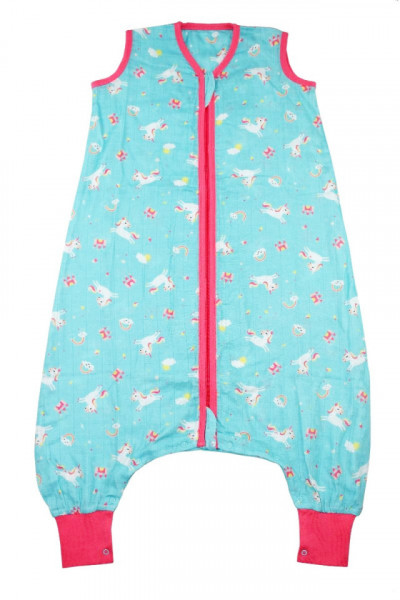 Sac de dormit cu picioruse Bamboo Unicorn 18-24 luni 0.5 Tog
