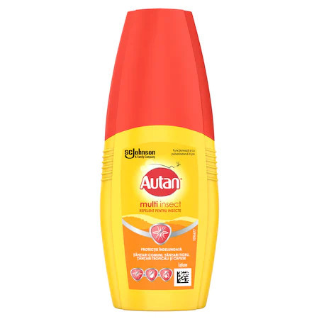 Lotiune anti-intepaturi insecte Autan Multi Insect cu pulverizator, 100 ml