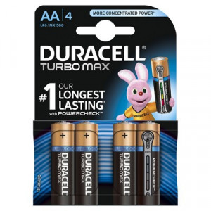 Baterie Duracell Turbo Max AA LR06 4buc
