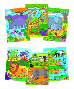 Galt Water Magic: Carte de colorat Safari - Img 2