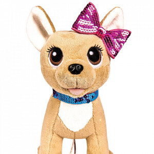 Jucarie de plus Catel Chi Chi Love Swap fashion 20 cm cu geanta - Img 2