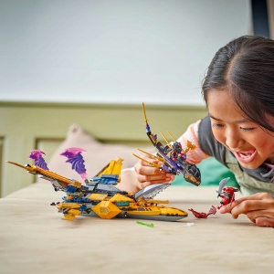 LEGO NINJAGO SUPERAVIONUL CU REACTIE AL LUI RAS SI ARIN 71833 - Img 2