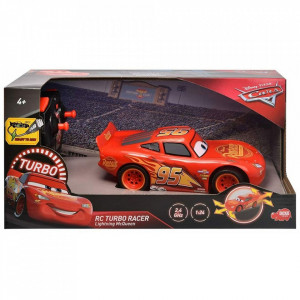 Masina Dickie Toys Cars 3 Turbo Racer Lightning McQueen cu telecomanda - Img 5