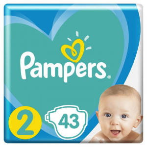 Pampers New Baby - nr.2, 4-8 kg, 43 buc