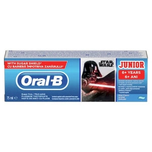 Pasta de dinti Oral-B Junior, Star Wars, 6+ ani, 75 ml