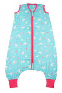 Sac de dormit cu picioruse Bamboo Unicorn 12-18 luni 0.5 Tog