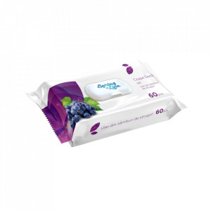 Servetele Umede Spring Line Baby Diverse Arome 60 buc Cu Capac - Img 3