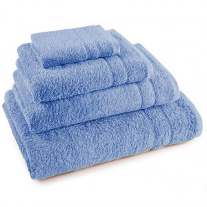 set 12 prosoape 50x100cm albastru