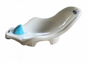 Set cadita 88 cm cu termometru, reductor si accesorii, White Blue - Img 6