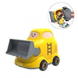 Puzzle din lemn - Buldozer - Img 2