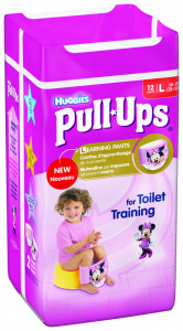 Scutece-chilotel Huggies Pull-Ups 6/L, Fete, 16-23 kg, 12 buc