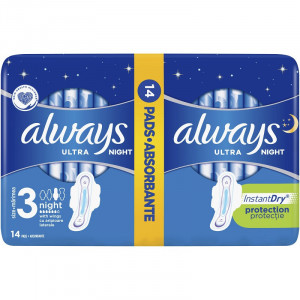 Absorbante Always Ultra Night, 14 buc