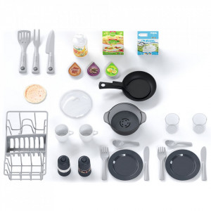 Bucatarie Smoby Mini Tefal Studio Bubble gri albastru - Img 3