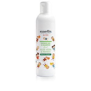 Gel de dus si sampon organic pentru copii 2 in 1 Aloe Vera & Mango 250 ml