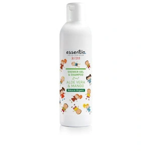 Gel de dus si sampon organic pentru copii 2 in 1 Aloe Vera & Mango 250 ml