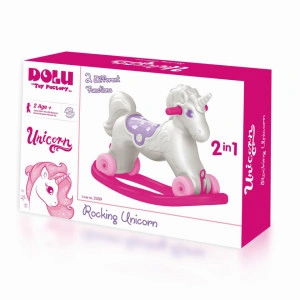 Jucarie 2 in1 - Unicorn balansoar - Dolu