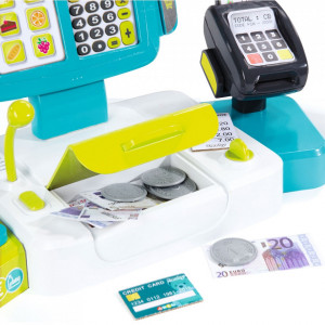 Jucarie Casa de marcat Large Cash Register albastru cu accesorii - Img 5