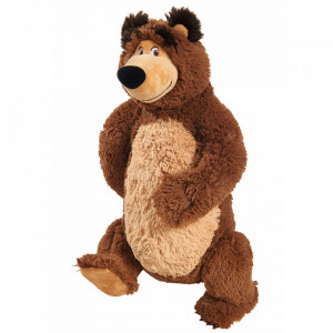 Jucarie de plus Masha and the Bear, Bean Bag Bear 43 cm - Img 2