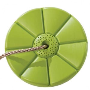 Leagan rotund din plastic PP, verde