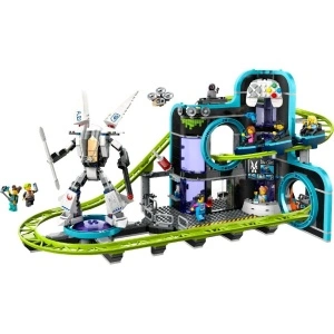 LEGO CITY PARC CU ROLLER-COASTER LUMEA ROBOTILOR 60421