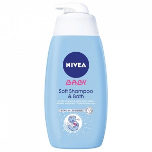 Nivea Baby Head to Toe, sampon si spumant de baie, 500 ml