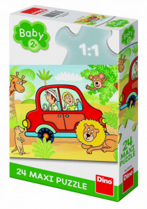 Puzzle de podea - Safari (24 piese) - Img 1