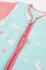 Sac de dormit cu maneca lunga detasabila Unicorn 0-6 luni 2.5 Tog - Img 1