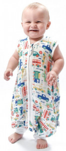 Sac de dormit cu picioruse Bamboo Vehicles 6-12 luni 0.5 Tog - Img 2