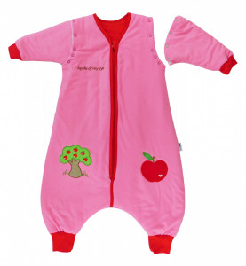 Sac de dormit cu picioruse si maneca lunga detasabila Apple of my eye 18-24 luni 2.5 Tog - Img 1