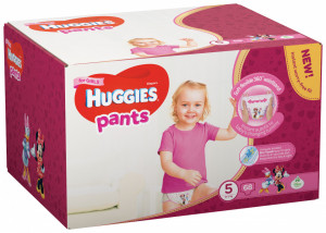 Scutece-chilotel Huggies Box Pack, Nr.5, Fete, 12-17 kg, 68 buc