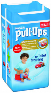Scutece-chilotel Huggies Pull-Ups 6/L, Baieti, 16-23 kg, 12 buc