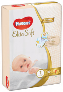 Scutece Huggies Extra Care Nr.1, 2-5 kg, 50 buc - Img 2