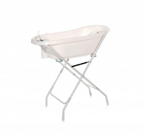 Set cadita 88 cm cu termometru, reductor si accesorii, White Blue - Img 8