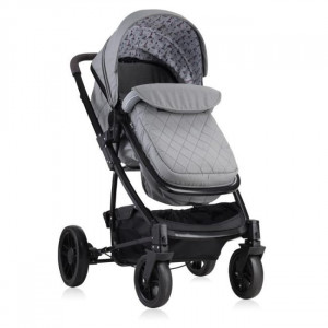 Set Carucior 3 in 1, S 500, cos auto inclus, Lorelli, Dark Grey Lighthouse - Img 5