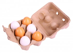 BigJigs Set de 6 oua in cutie