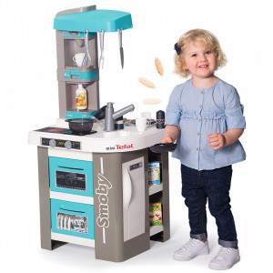 Bucatarie Smoby Mini Tefal Studio Bubble gri albastru - Img 8
