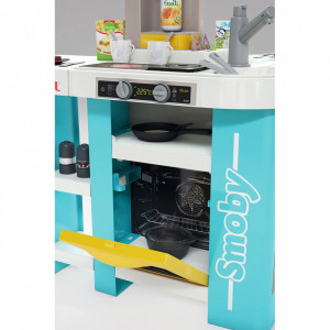 Bucatarie Smoby Tefal Studio XL Bubble albastru - Img 4