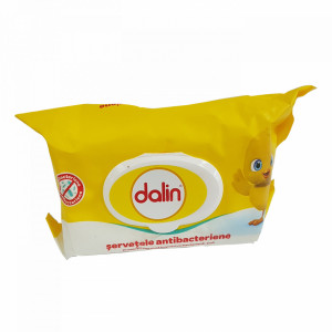 Dalin Servetele Antibacteriene capac, 100 buc - Img 2